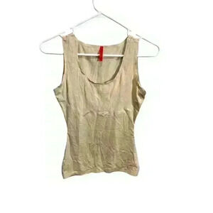 Spanx Women's Medium Trust Your Thinstincts Tank in Beige Shapewear